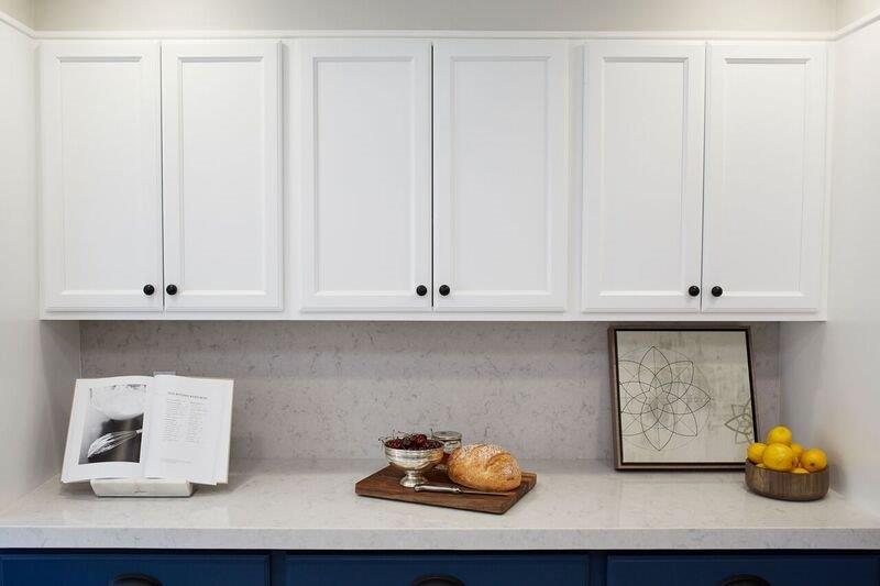 Blue Kitchen Cabinet Project